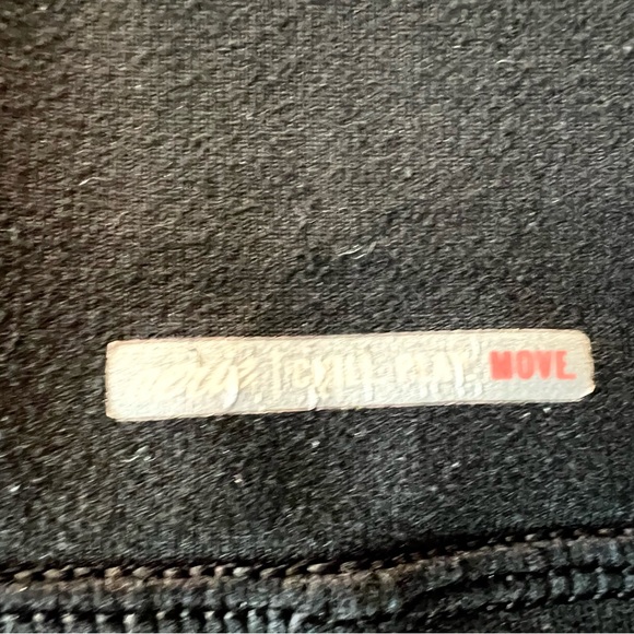 aerie Chill Play Move Black Mesh Panel Mid Rise Cropped Leggings Medium - Picture 10 of 12